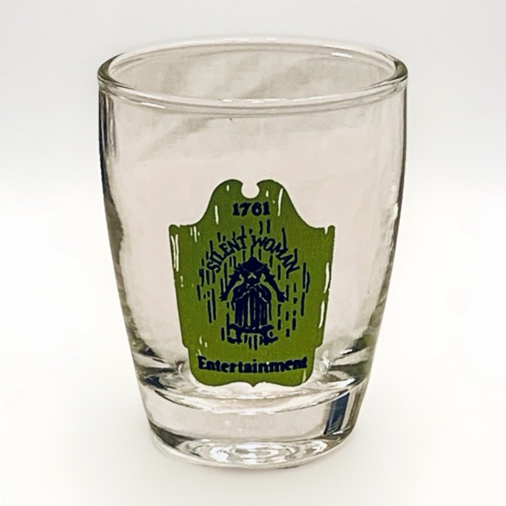 7-Piece Set of Vintage Colorful American Cities Shot Glasses, 2.25”-2.5”